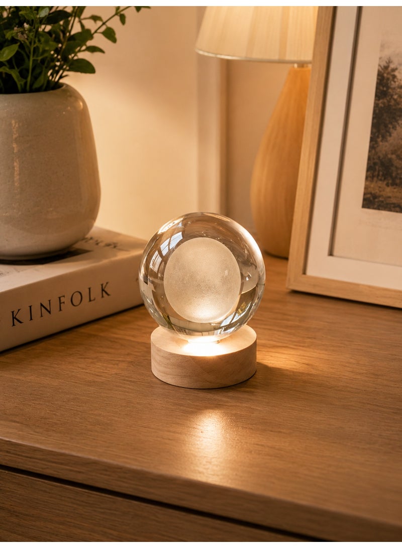 A stunning design featuring a 3D, high-quality silicone sphere with a cloud-shaped globe pattern inside. - Image 3