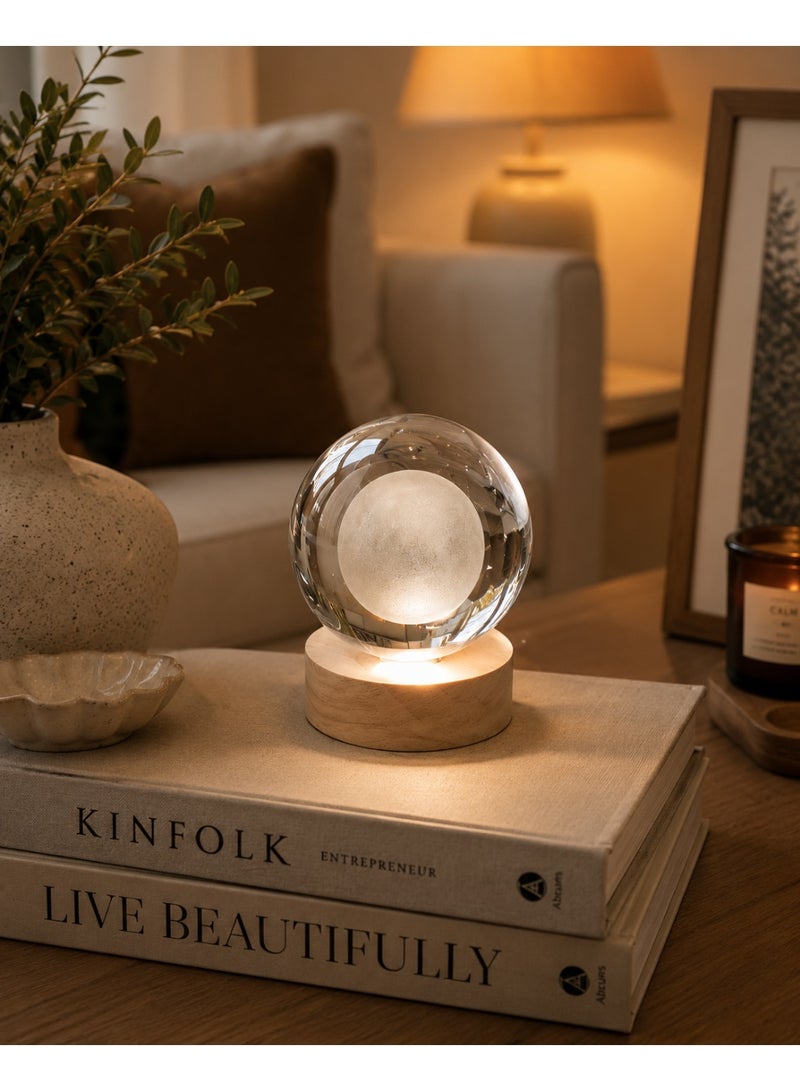 A stunning design featuring a 3D, high-quality silicone sphere with a cloud-shaped globe pattern inside. - Image 2