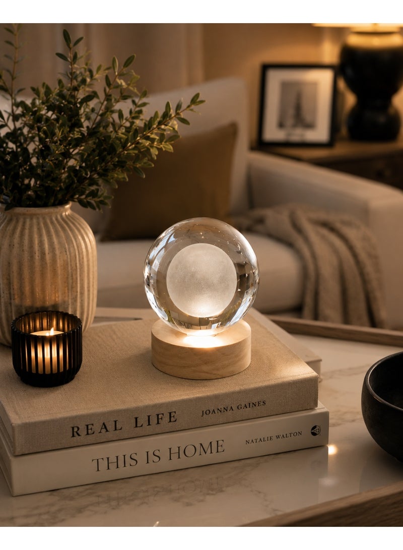 A stunning design featuring a 3D, high-quality silicone sphere with a cloud-shaped globe pattern inside. - Image 1
