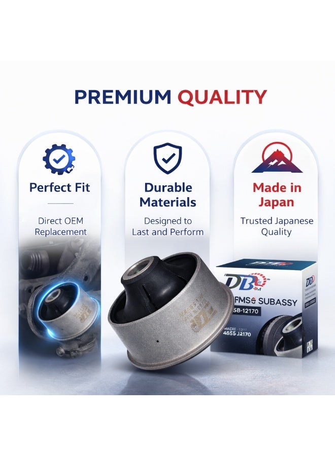 DBL Bush Sub Assy 48655-0K090 For Fortuner & Hilux Double 2006–2015 Rear Suspension Bushing Made In Japan - Image 3