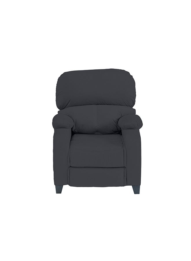 In-House NZ71 | Velvet Classic Recliner Chair - 90×85×95 cm - Dark Grey  - Image 3