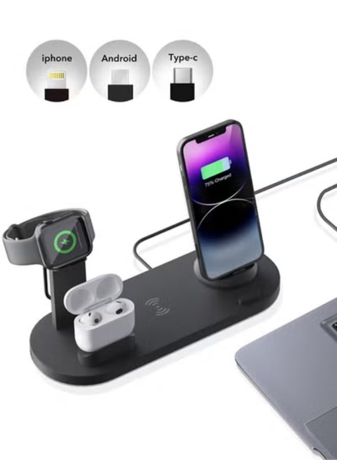 Beauenty Wireless Charger, 15W Qi Certified Fast Wireless Charging Stand with Sleep-Friendly Adaptive Light for iPhone 15 14 13 12 11 Pro Max XS 8 Plus Samsung Galaxy S23 S22 Ultra S21 S20 Note 20 Google - Image 2