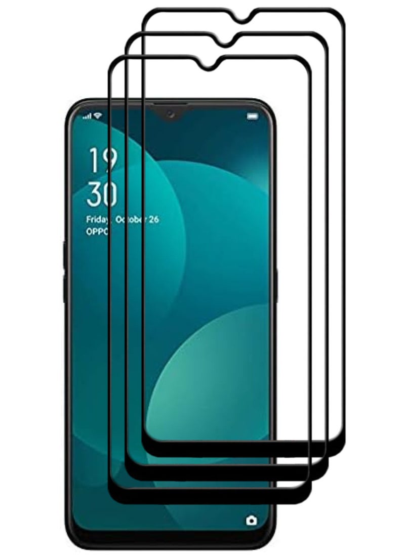 ACLIX 3 Pieces Antistatic ESD Dustproof Premium Quality High Definition Tempered Glass Screen Protector Designed For Oppo F11 - Image 1
