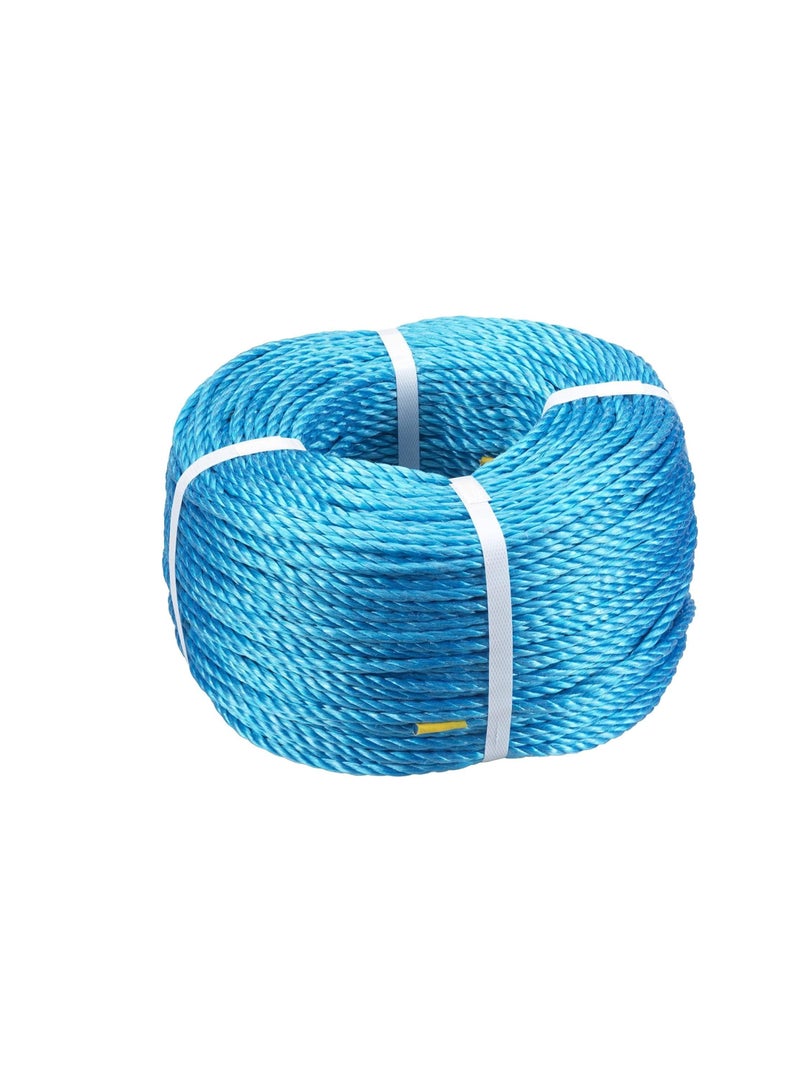 RACO All Purpose Nylon Rope for Both Indoor and Outdoor Purpose Strong Multifunctional Soft 100% Nylon Rope Natural Twisted Durable Long Ropes 45 Meter Length-BLUE - Image 3