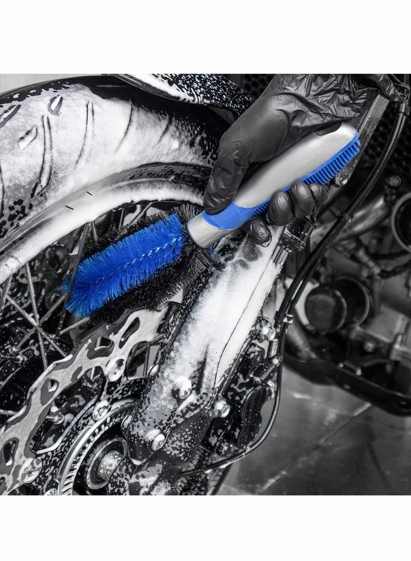 Beauenty Cleaning Brush Car Wheel Brush Set Auto Bicycle Tire Brush Kit Motorcycle Detailing Brush - Image 2