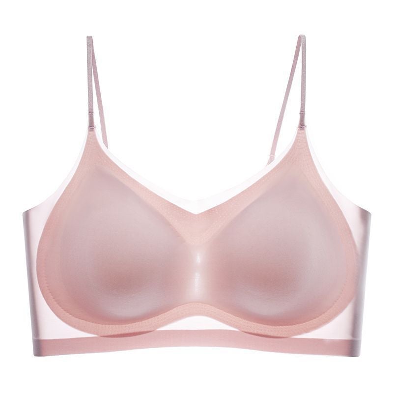 Seamless Ultra-Thin Gathered Bralette Yellow  - Image 2