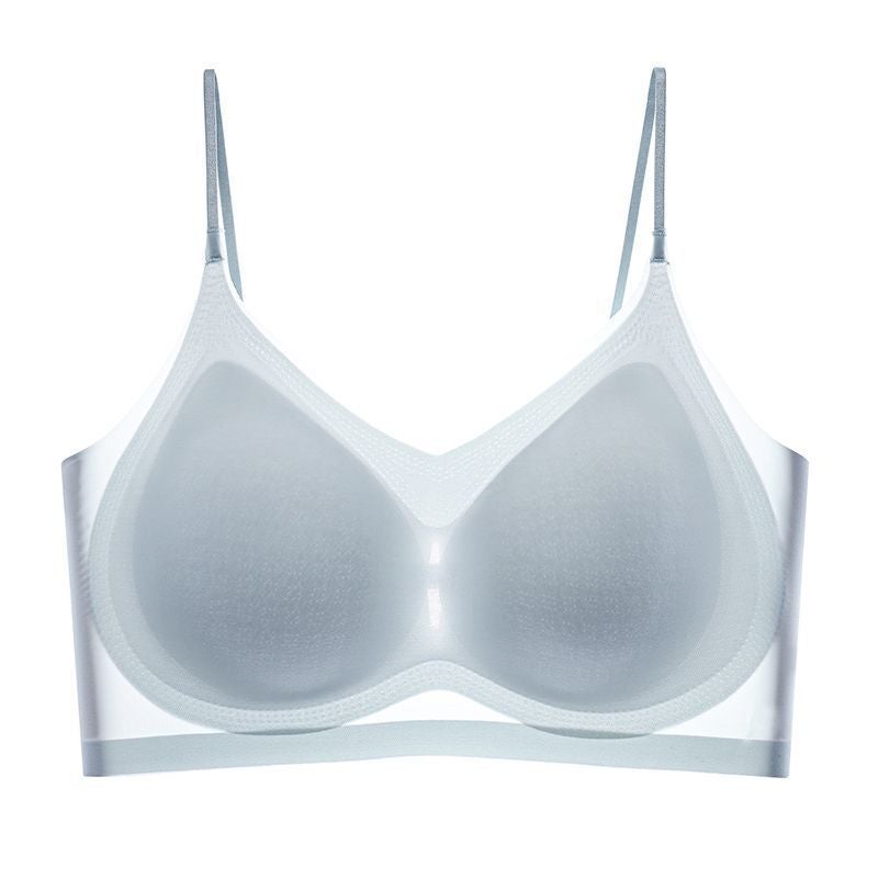 Seamless Ultra-Thin Gathered Bralette Yellow  - Image 3