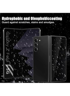 Generic [2+2 Pack] Privacy Screen Protector for Galaxy Z Fold 6 5G, 9H Hardness Tempered Glass + TPU Flexible Anti Scratch Protective Film for Z Fold 6 2024  - Image 4