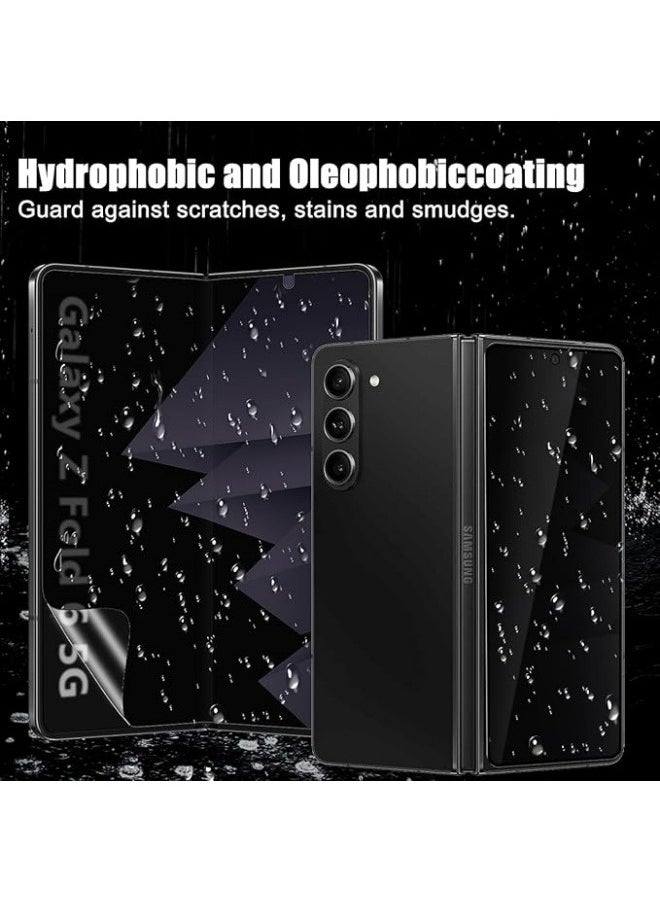 Generic - [2+2 Pack] Privacy Screen Protector for Galaxy Z Fold 6 5G, 9H Hardness Tempered Glass + TPU Flexible Anti Scratch Protective Film for Z Fold 6 2024 - Image 1