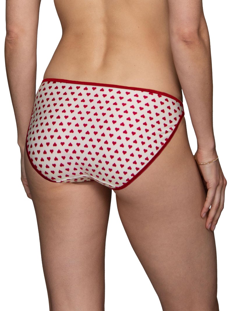 Vanity Fair Women's Illumination String Bikini Panties, Silky Stretch & Satin Trim, Love You Print, 7 - Image 3