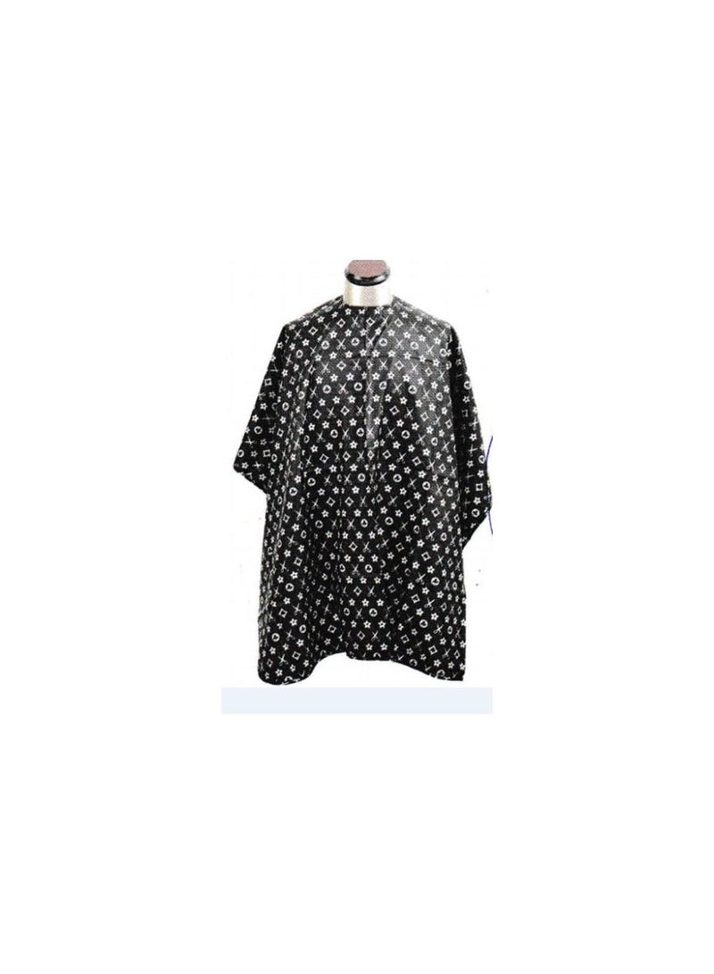 Onetech Onetech White With Black Print Cape | 150*128 CM