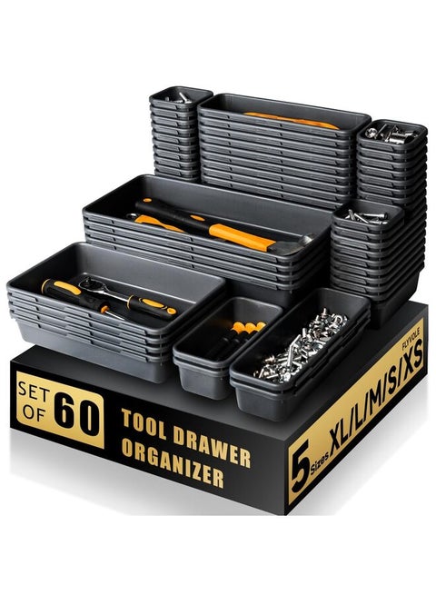 Tool Box Organizer Tray, Toolbox Desk Drawer Organizer, Tool Box Tray, Toolbox Organization Storage for Rolling Tool Chest