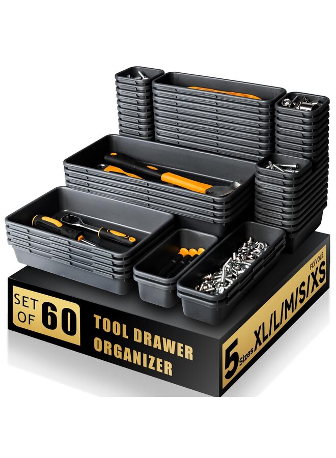 Tool Box Organizer Tray, Toolbox Desk Drawer Organizer, Tool Box Tray, Toolbox Organization Storage for Rolling Tool Chest - Image 1