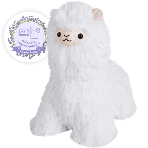SuzziPals Llama Stuffed Animals Microwavable Heating Pads Plushies for Soothing  Relaxation Stuffed Alpaca Plush Toys for Stress Relief Cuddly Lavender Scented Stuffed Doll for Kids Llama Gifts - Image 1