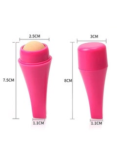 yorten Oilabsorbing Volcanic Stone Face Roller Facial Skincare Tool Oil Control Roller For Oily Skin Care Face Roller With Makeup Sponge To Remove Excess Shine Makeup Friendly  - Image 4