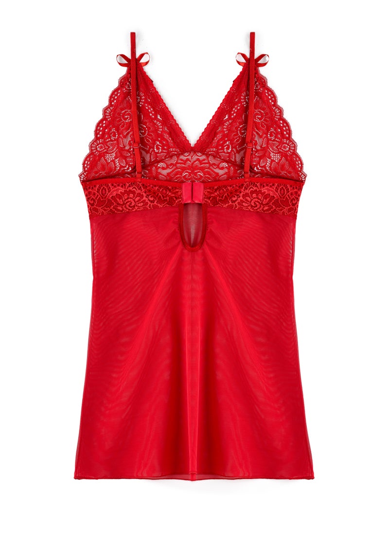 Lacy Dreams - BABY DOLL DRESS WITH PANTY - Image 1