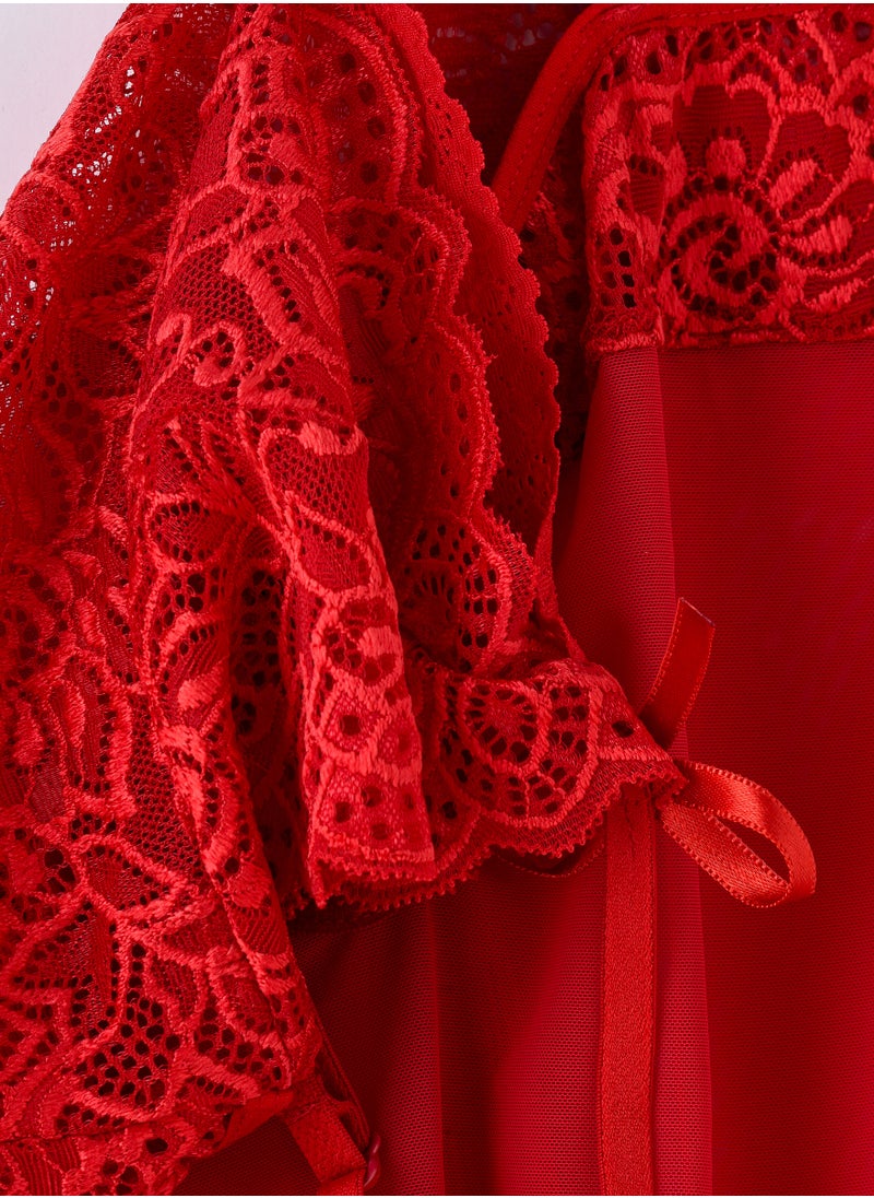 Lacy Dreams - BABY DOLL DRESS WITH PANTY - Image 1
