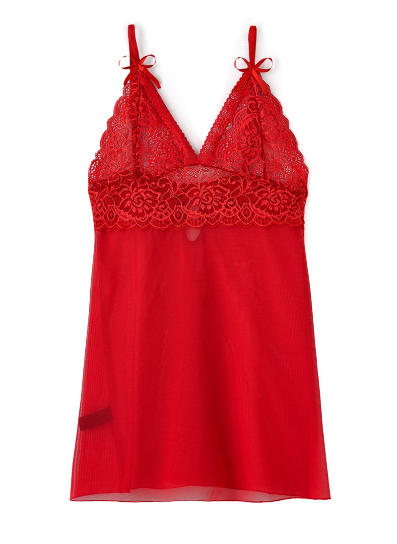 Lacy Dreams - BABY DOLL DRESS WITH PANTY - Image 1