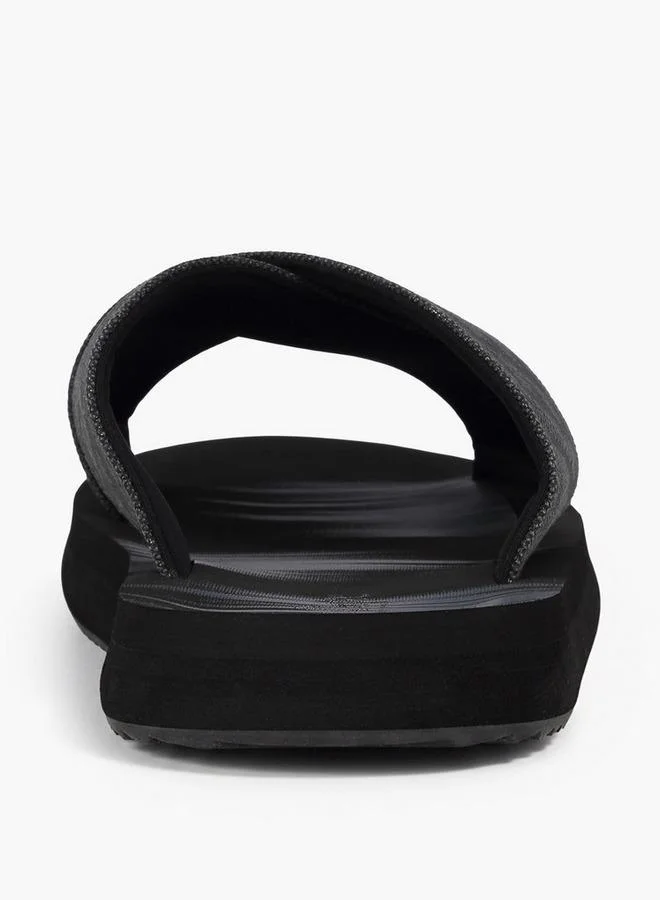 Lee Cooper BLACK Men Slip On Thong Slippers for Men | Best Price UAE