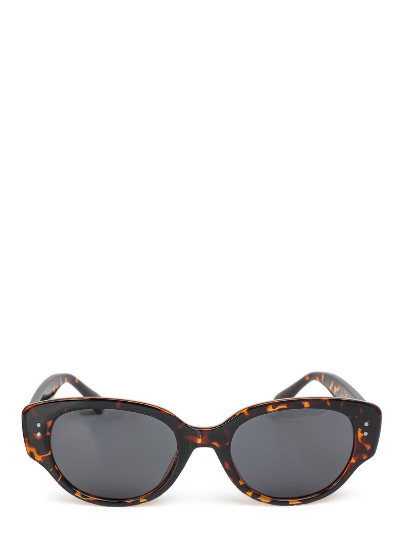 London Rag - Durable Cat Eye Sunglasses in Leopard - Image 1