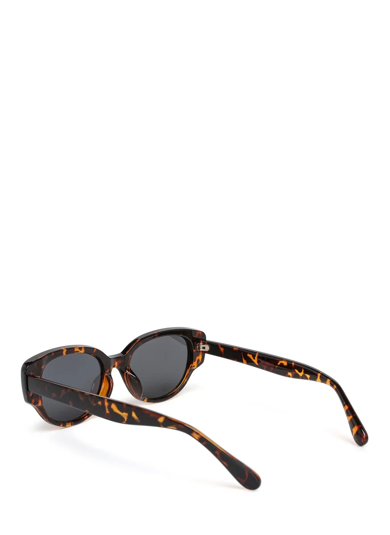 London Rag Durable Cat Eye Sunglasses in Leopard