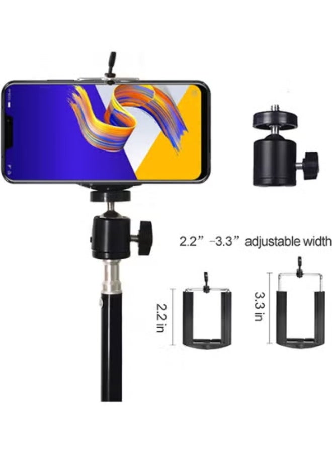Professional Projector & Camera Tripod - Adjustable Height 46cm to 99cm - Foldable Floor Stand for Projectors, Webcams, and Cameras (Up to 1.5kg Capacity) - Image 3