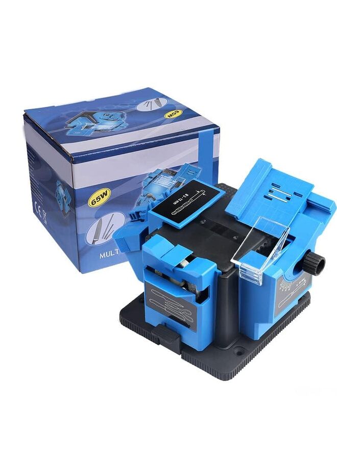 Bench Mounting Multipurpose Sharpener, Multi-Functional Electric Knife Sharpener/Chisel/Plane Blade/HSS Drill Sharpening Machine Use for Kitchen Knives Power Tools - Image 2