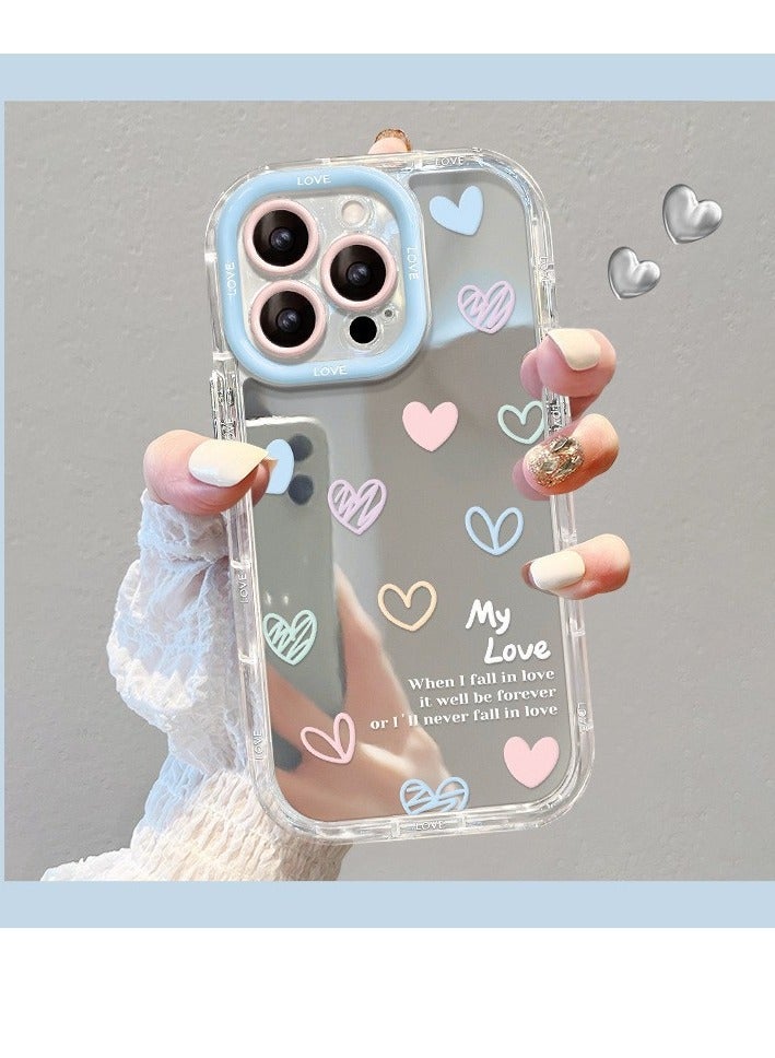 NIBEMINENT Graffiti Heart Protective TPU Case Cover For iPhone 14