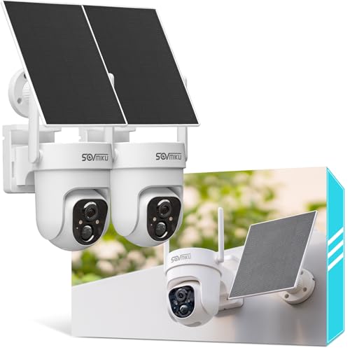 سوفميكو SOVMIKU 2cq4 2k Ai Solar Security Camera