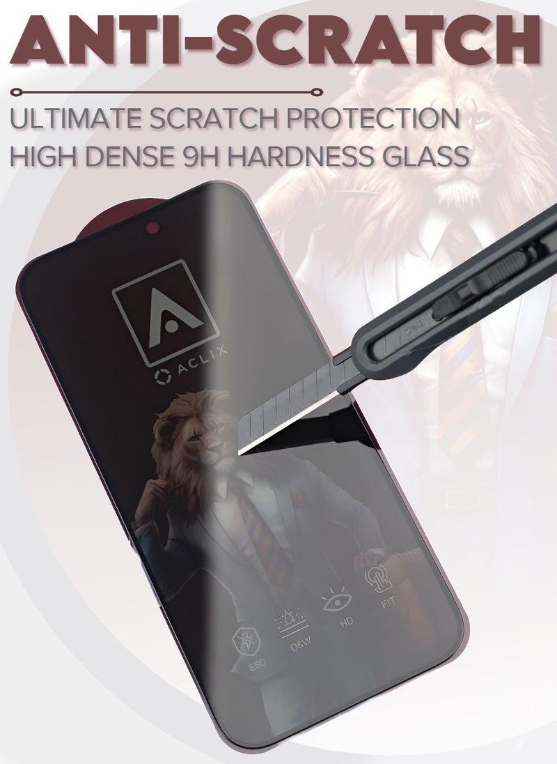 ACLIX Antistatic ESD Dustproof Premium Quality High Definition Tempered Glass Screen Protector Designed For  iPhone 11 Pro - Image 5
