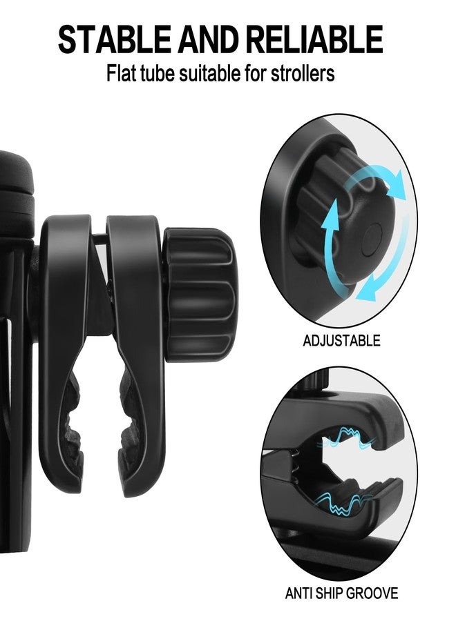 TUWEIPAIKE Universal Stroller Cup Holder, 360° Rotation cupholder for Stroller, 2-in-1 Prams Cup Holder with Mega Strength Adjustable Clamp, Fits Most Cups - Image 4