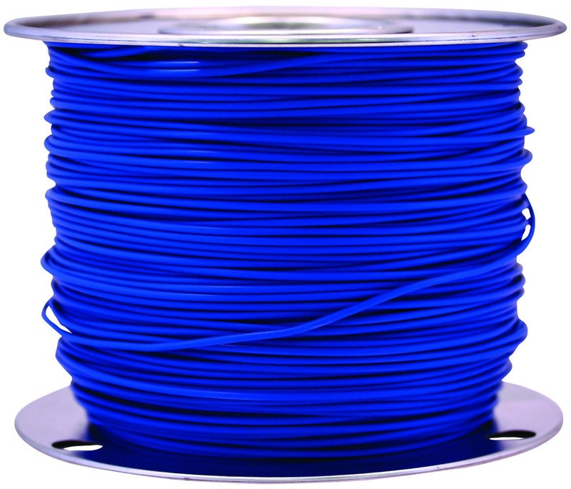 Southwire سلك رئيسي ساوثواير 55669423؛ سلك سميك 14؛ بكرة بحجم 100 قدم؛ أزرق - Image 1