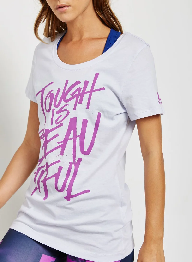 Reebok Slogan T-Shirt