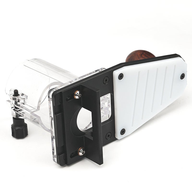 Professional Trimming Machine Balancing Plate Aluminum Alloy Edges Trimming Guide Versatile Milling Slotting Chamfering Bracket Practical Woodworking Tool for 65mm Trimmer - Image 2