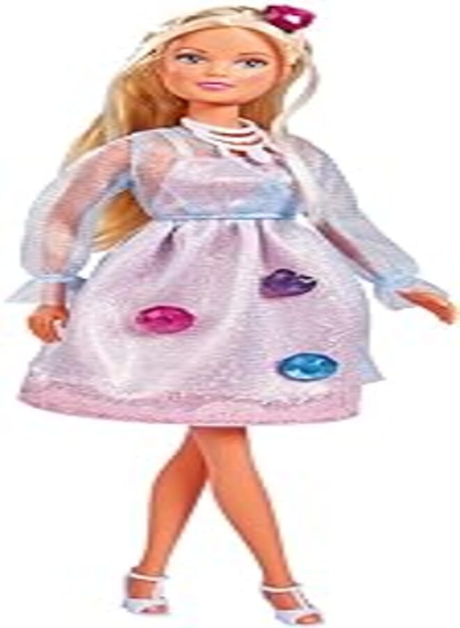 Simba Steffi Love Magic Jewels 105733516 Doll in a Glitter Dress with Magic Stones for Decorating Hair or Dress, 29 cm, for Children from 3 Years