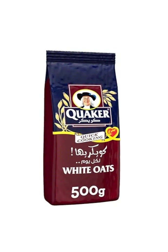 Quaker Quick Cooking White Oats, 500g