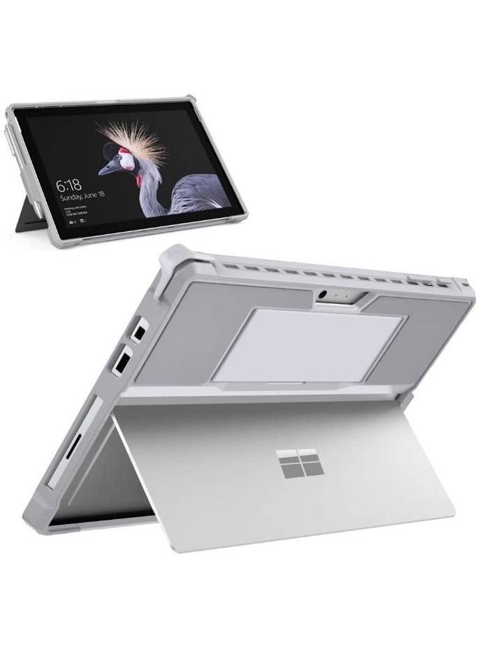 NIBEMINENT Case Fit Microsoft Surface Pro 7 Plus/Pro7/Pro 6/Pro 5/Pro 2017/Pro 4/Pro LTE, All-in-One Protective Rugged with Pen Holder, Hand Strap, Compatible Type Cover Keyboard  - Image 1