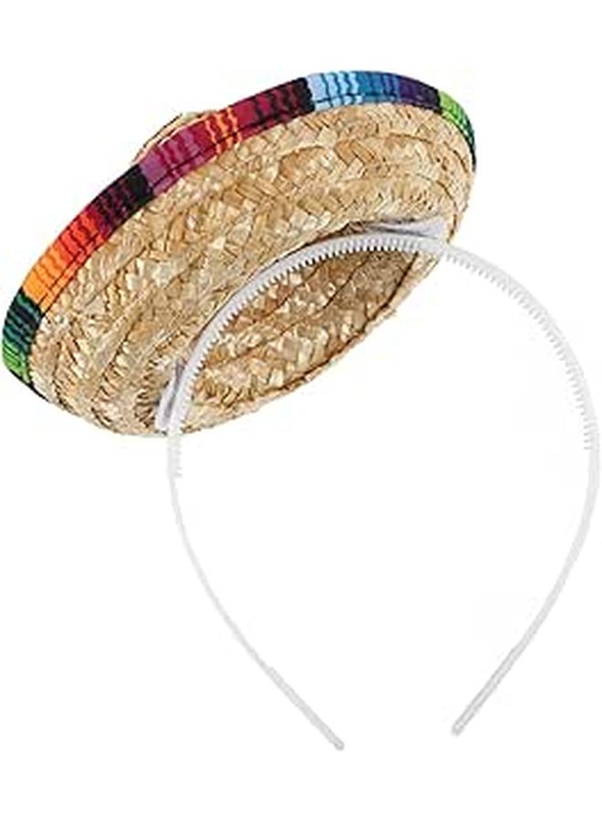 Beaupretty Straw Hat Pet Headband 16cm Diameter Festive Dog Costume Photo Prop - Image 1