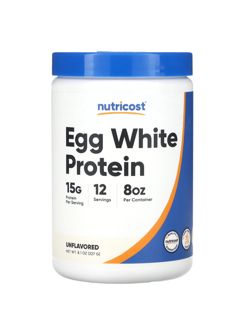 Egg White Protein, Unflavored, 8.1 oz (227 g)