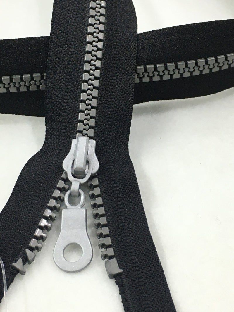 Karan Tuhafiye Karan Haberdashery Coat Zipper 70 cm Black - Image 2