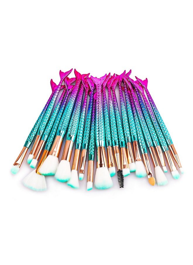 NICEMOVIC Cute Stuff For Tween & Teen Girls, 20Pcs Princess Kids Makeup Brushes Sets For Girls, Teen Girl Gifts Trendy Stuff Christmas Gift Ideas Stocking Stuffers For Girls Kids Cute Make Up Tool Set  - Image 1
