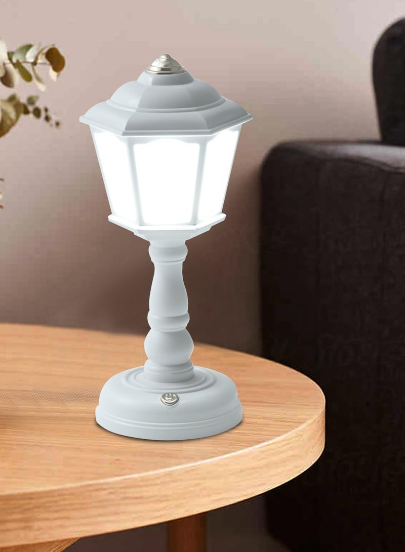 Captaintech Desk lamp, Small Nightstand Bedside Lamp, Reading Lamp, LED Desk Lamp Dimmable Table Lamp, Eye-Caring Office Lamp, Perfect Desk Accessory and Kids' Lamp, Decorative Desk lamp - Image 2