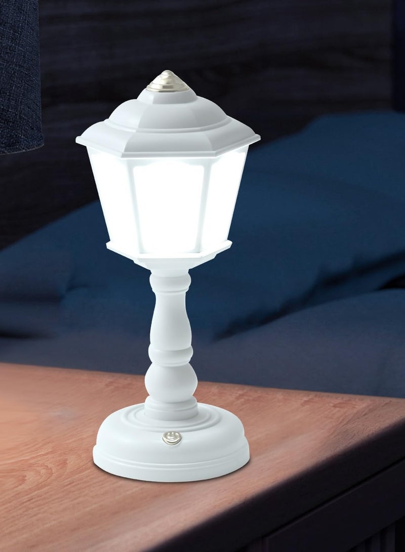 Captaintech Desk lamp, Small Nightstand Bedside Lamp, Reading Lamp, LED Desk Lamp Dimmable Table Lamp, Eye-Caring Office Lamp, Perfect Desk Accessory and Kids' Lamp, Decorative Desk lamp - Image 3