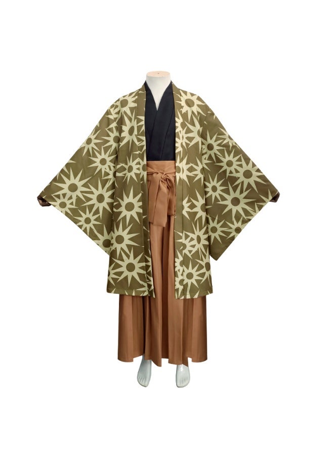 NIBEMINENT The complete set of anime performance costumes for Demon Slayer: Kimetsu no Yaiba - Kimetsu Tetsuka Hikaru, the swordsmith, and the Japanese kimono - Image 1