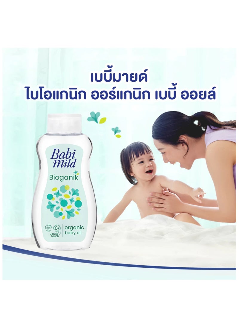 BABIMILD Baby Mild Baby Oil Bioganik 200ml‏ - Image 4