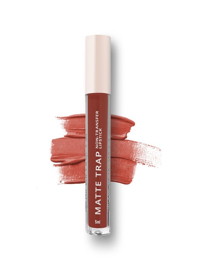 Hilary Rhoda Matte Trap Liquid Lipstick | Non-Transfer & Waterproof Lipstick | 8-Hour Long Stay | Non-Drying Formula | 5ml (Ping me up - Shade 13) - Image 1