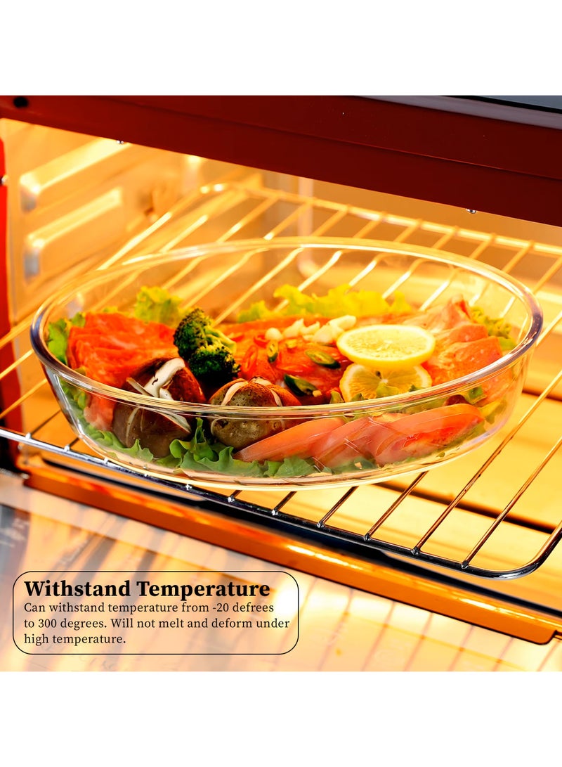 Laopala Borosilicate Glass Baking Dish – Microwave & Oven Safe | Durable Oval Baking Tray | High-Quality Heat-Resistant Cookware for Baking & Roasting | Ideal for Microwave Oven Cooking & Serving | Scratch-Resistant, Easy-to-Clean Glass Tray for Everyday Use | Perfect Kitchen Essential for Baking Enthusiasts – Reliable, Stylish, & Long-Lasting Bakeware - Image 5