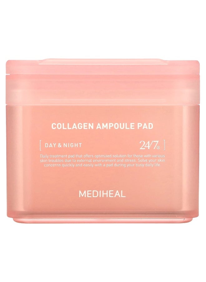 MEDIHEAL MEDIHEAL, Collagen Ampoule Pad, 100 Pads  - Image 1