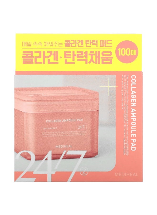 MEDIHEAL MEDIHEAL, Collagen Ampoule Pad, 100 Pads  - Image 2