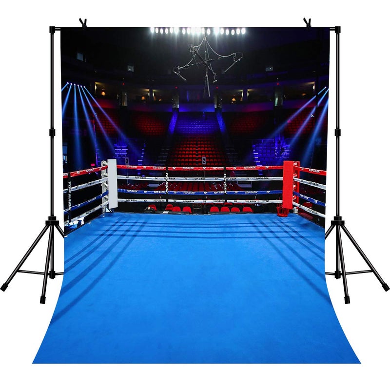 LYLYCTY 5x7ft Boys Birthday Party Photography Backdrop Boxing Ring Background for Children Men Portrait Birthday Party Banner Photo Booth Studio Props BJZYLY250
